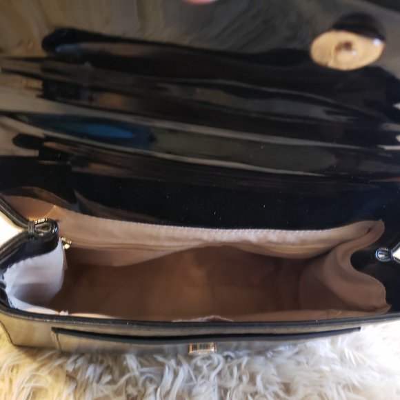 Giani Bernini Black Patent Leather Purse AND matching Wallet - Picture 8 of 8